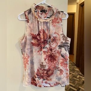WHBM Printed Shell Top